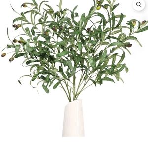 Elegant Greenery Faux Olive Branch Arrangement